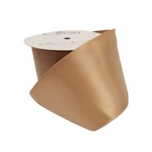 CHAMPAGNE CONTESSA DOUBLE FACED SATIN/4"