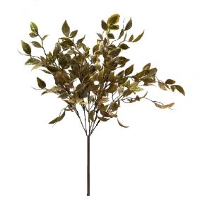 FAUX POWDERED LEMON LEAF BUSH x 6 Stems
