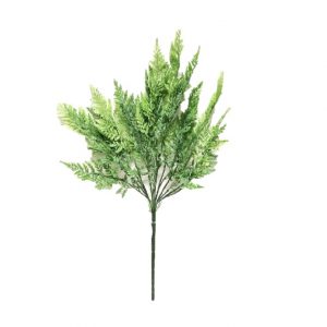 GREEN LEATHER FERN x 7