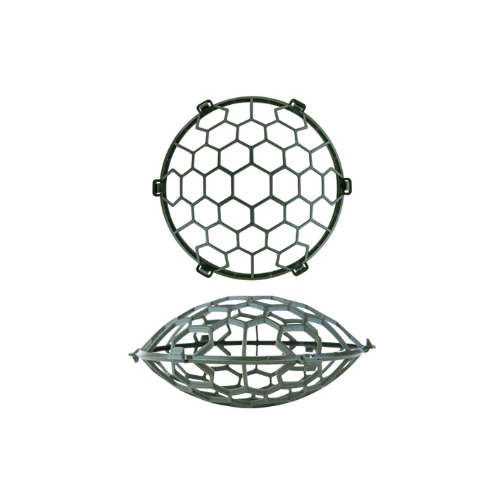 FLOWER PILLOW GREEN/6" PK x12