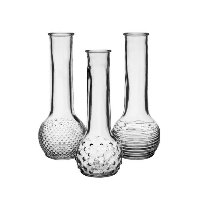 DOT AND DASH TRIO BUD VASE / 9"  CASE x 24