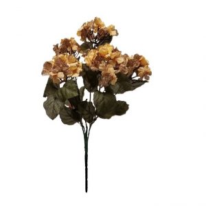 BURLAP FREEZE CARAMEL HYDRANGEA x 5 Stems