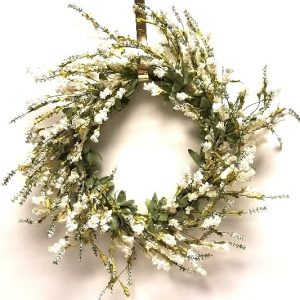 WHITE LAVENDULA MIXED SPRING WHITE/ 22in