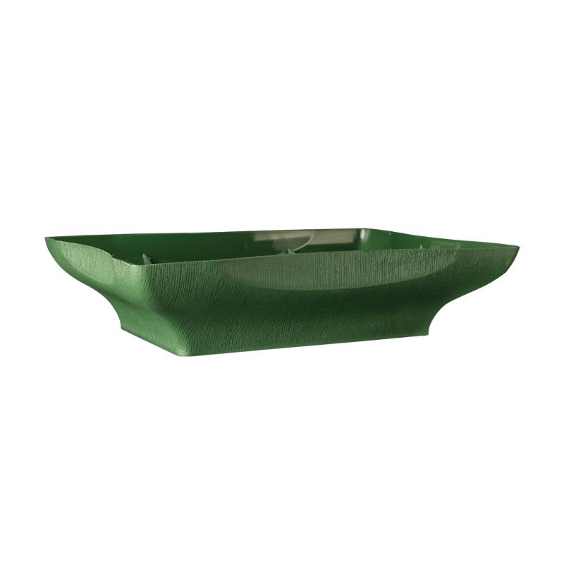 GREEN DESIGNER CENTERPIECE DISH / 8" /SINGLE