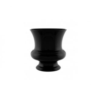 BLACK DESIGNER URN/9.5"/SINGLE