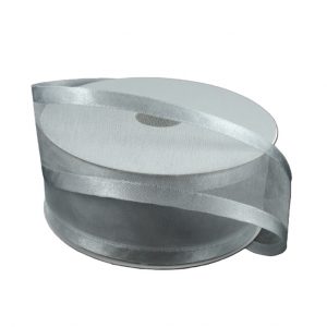 SILVER SHEER/SATIN RIBBON/1.5"