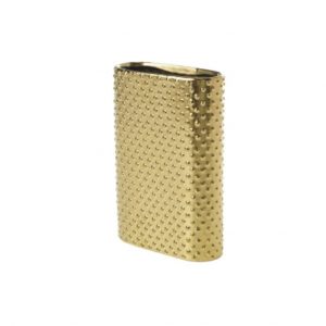 GOLD POCKET VASE / 7.75"