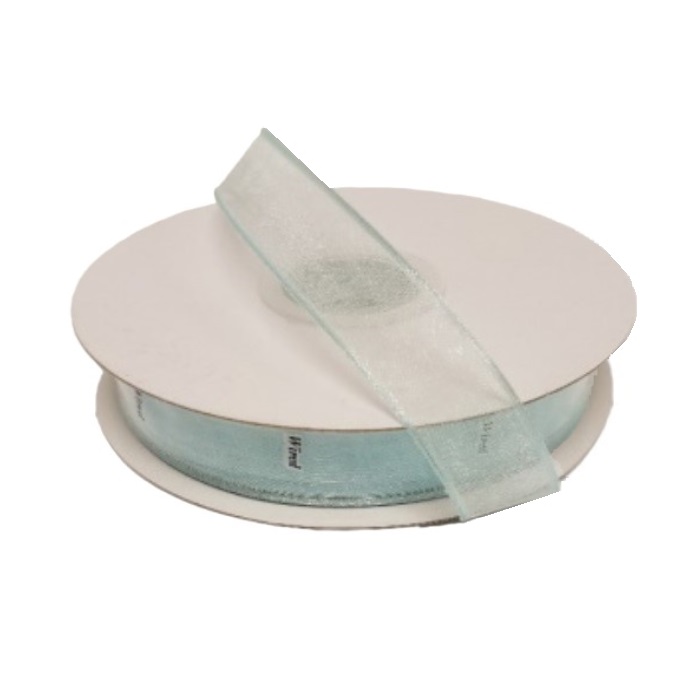 LT BLUE SHEER/WIRED/5/8"
