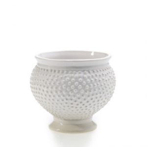 WHITE SPOTTI POT/5.5"