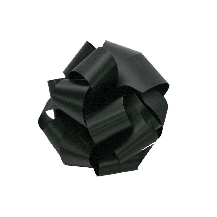 BLACK ACETATE RIBBON/5/8"