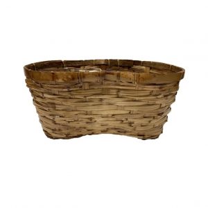 STAINED PEANUT PLANT BASKET/6"