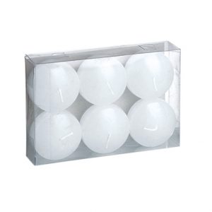 WHITE FLOATING CANDLES/ 2"