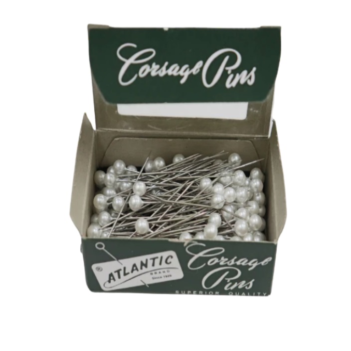 PEARL BOUTONNIERE PINS/1.5"