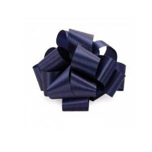 NAVY BLUE ACETATE SATIN/1.5"