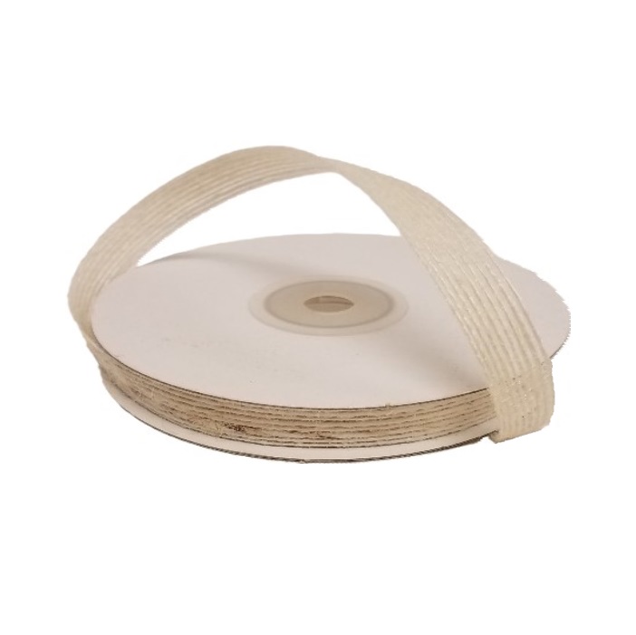 IVORY BURLAP JUTE/3/8"