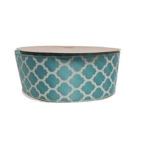 AQUA QUATREFOIL / LATTICE 50YD