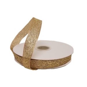 GOLD LAME' WOVEN NET/5/8"