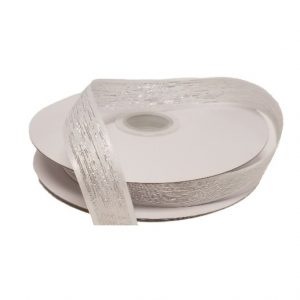 SILVER LAME' WOVEN NET/5/8"