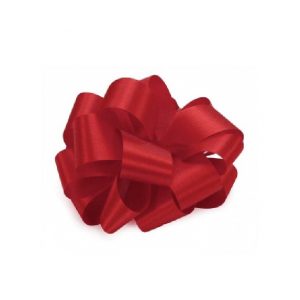 RED ACETATE SATIN/2.5"