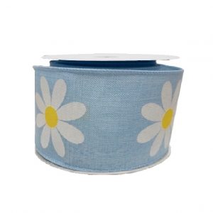 DAISY FLOWER ON ROYAL/10YD