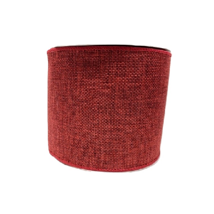 DARK RED BURLAP (JUTE)