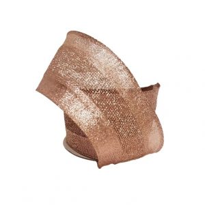 ROSE GOLD METALLIC NET / 10yd