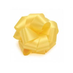 YELLOW ACETATE SATIN/2.5"