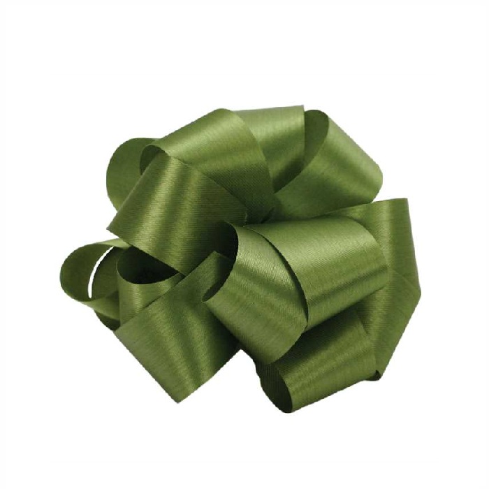 MOSS GREEN ACETATE SATIN/1.5"
