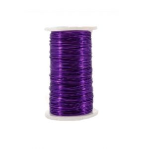 PURPLE METALLIC WIRE/24G