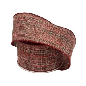 RED-GRN MULTI TWEED LINEN /10 yds