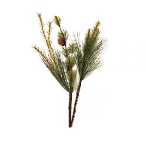 GREEN NOVELTY PINE ASST x 3