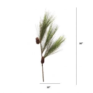 WHITE PINE SPRAY WITH CONES  / 30"
