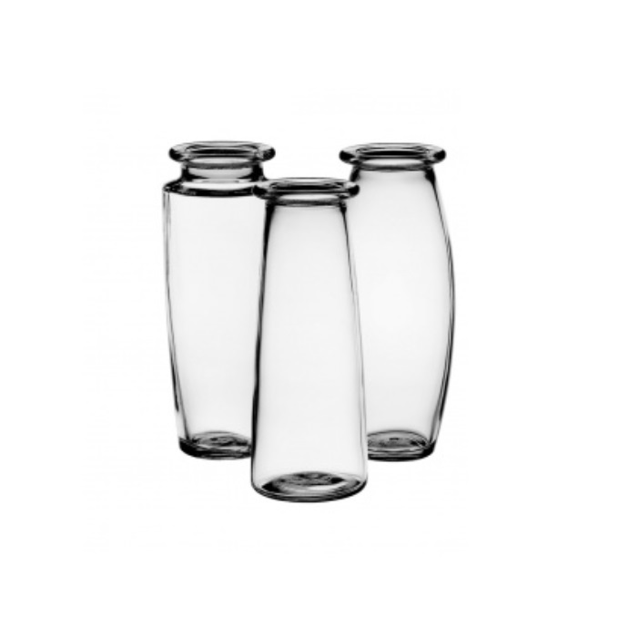 TRIO BOUQUET VASE/9"  CASE X 12