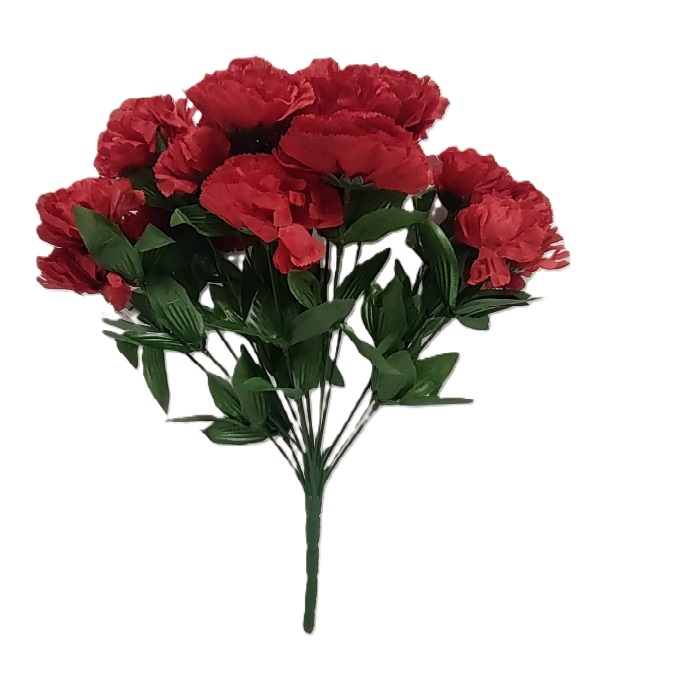 RED CARNATION BUSH x 18 Stems