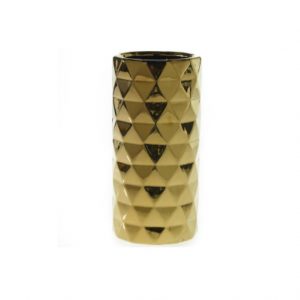 GOLD ARCHITECT VASE / 11"