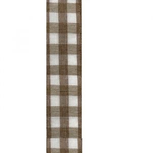 DARK TAN/WHITE CLASSICAL CHEX