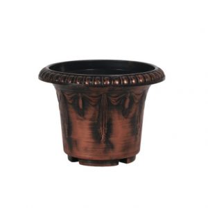 COPPER WASHED ROUND PLANTER/8"