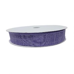 LAVENDER POLY LINEN/1.5"