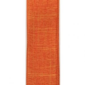 BRIGHT ORANGE POLY LINEN