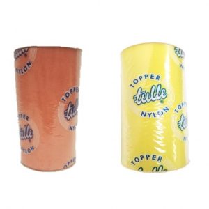 PEACH & YELLOW TOPPER TULLE