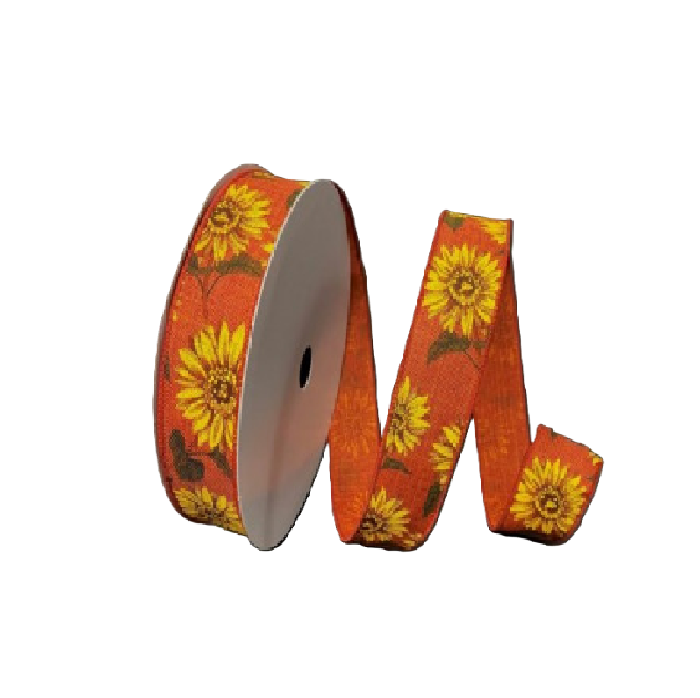 RUST LINEN FALL SUNFLOWERS