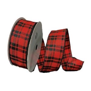 RED BLACK WOVEN JOSH /2.5"