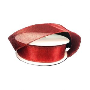 RED SHEER METALLIC/1.5"