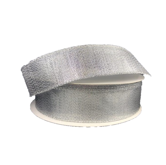SILVER SHEER METALLIC/1.5"