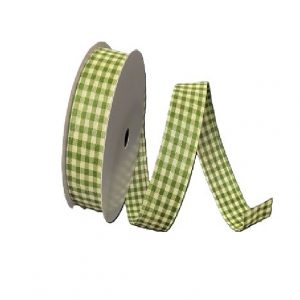 MOSS GREEN IVORY GINGHAM