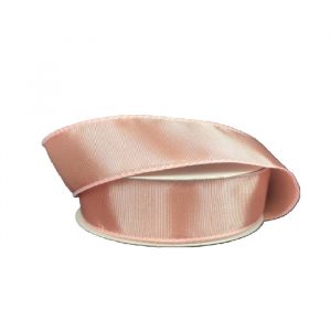 BLUSH PINK RIBBED SATIN/1.5"