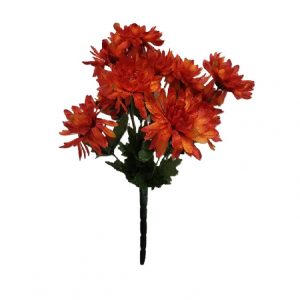 BRONZE CHRYSANTHEMUM BUSH X12