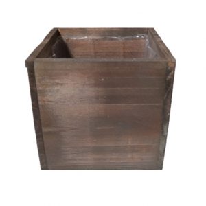 BROWN WOOD BOX/4.75"