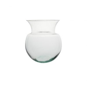 CLEAR PEONY VASE / 7.75"  CASE x 12