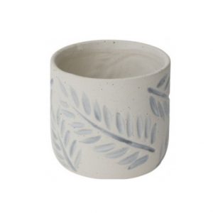 GRAY IMPRINT POT / 7"